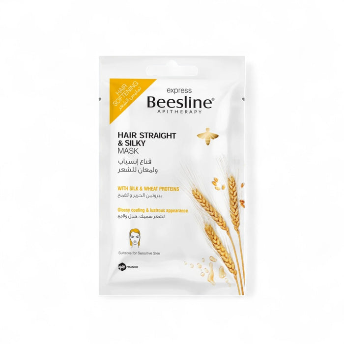 Beesline Hair Straight & Silky Mask 25g – Nourishing natural hair treatment for dry hair in Lebanon