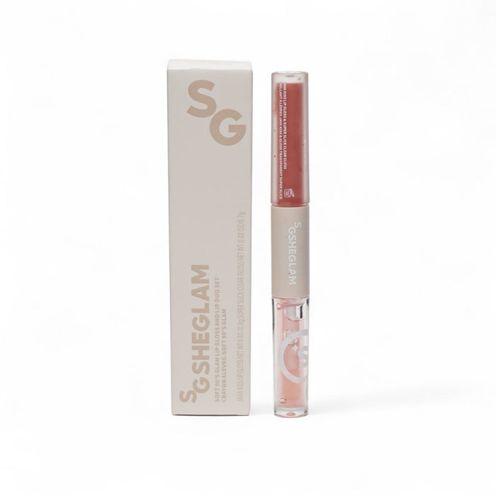 SHEGLAM Lip Gloss and Lipstick Duo Set 2 in 1