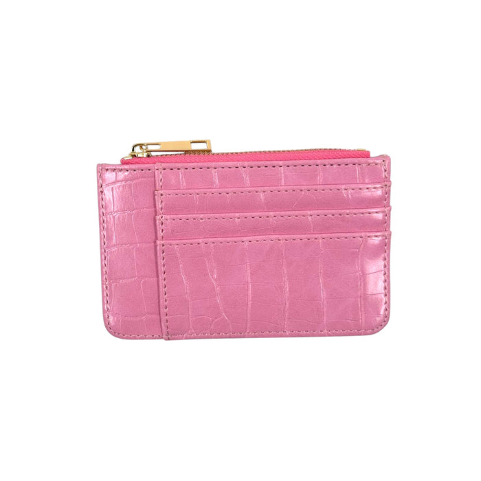 Women’s Zippered Card Holder – Compact Pocket Wallet