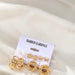 11 pcs gold charm earrings set – SpotNGrab Lebanon
