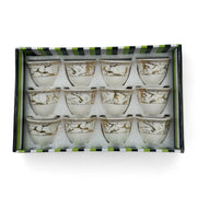 Luxury gold and white porcelain coffee set on Spotngrab Lebanon.