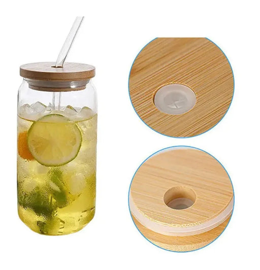 Glass cup with strow spotngrab lebanon