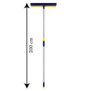 2-in-1 telescopic window squeegee and sponge cleaner extending up to 200cm on Spotngrab Lebanon.