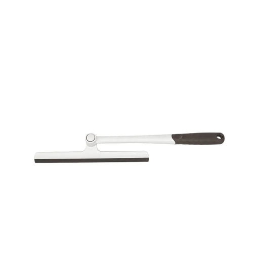 360-degree rotatable window cleaner squeegee with a white shaft, grey handle with heart hanging loop, and silicone squeegee blade on Spotngrab Lebanon.