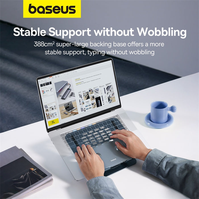 Baseus UltraStable Pro Series Rotatable and Foldable Laptop Stand (Three-Fold Version) Space Grey