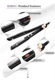 Kemei KM-851 hair straightener available at Spotngrab Lebanon