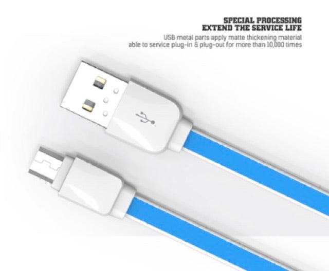 LDNIO Fast USB Data Cable - Blue 1M USBMICRO