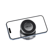 AceFast E27 magnetic suction phone holder in metallic gray displaying its twist-to-lock suction base and magnetic mounting plate on Spotngrab Lebanon.