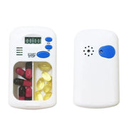 Automatic daily pill box reminder with digital timer, alarm buttons, and pull-out drawer on Spotngrab Lebanon.