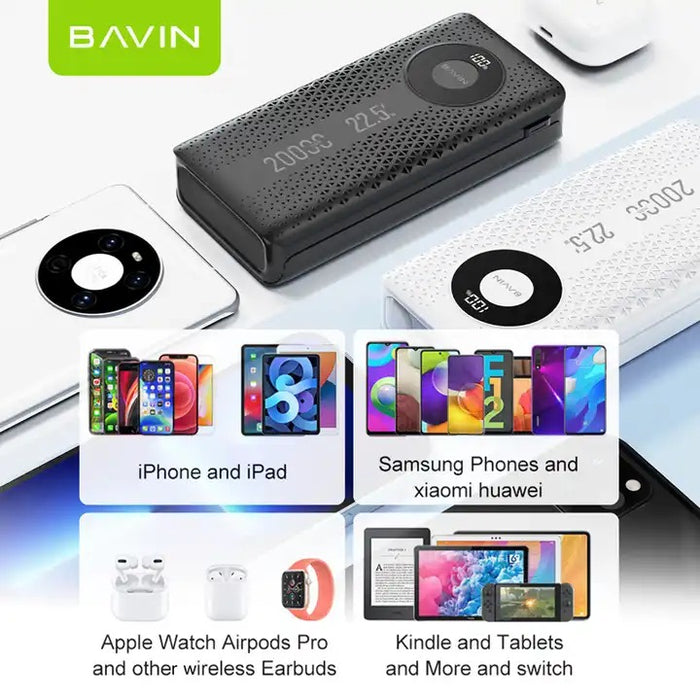 BAVIN 20000 mah POWER BANK 22.5 W