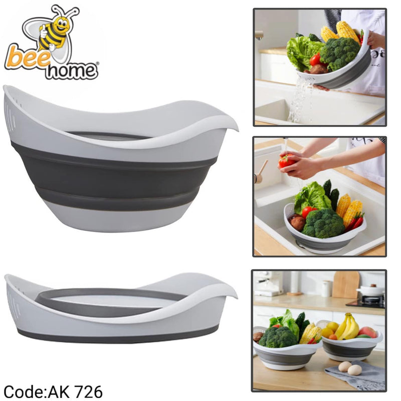 Silicone Folded Strainer spotngrab