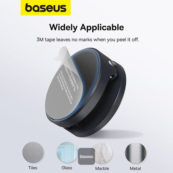 Baseus MagPro Magnetic Foldable Phone Mount in Black – compact, hands-free phone holder available at SpotNGrab Lebanon