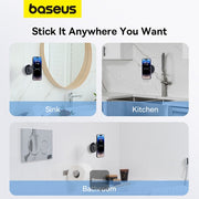 Baseus MagPro Magnetic Foldable Phone Mount in Black – compact, hands-free phone holder available at SpotNGrab Lebanon