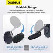 Baseus MagPro Magnetic Foldable Phone Mount in Black – compact, hands-free phone holder available at SpotNGrab Lebanon