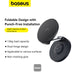 Baseus MagPro Magnetic Foldable Phone Mount in Black – compact, hands-free phone holder available at SpotNGrab Lebanon