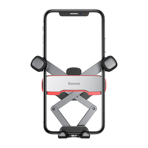 Baseus Mr Hui Gravity Car Mount in Black – smart, one-hand phone holder for cars, available at SpotNGrab Lebanon.