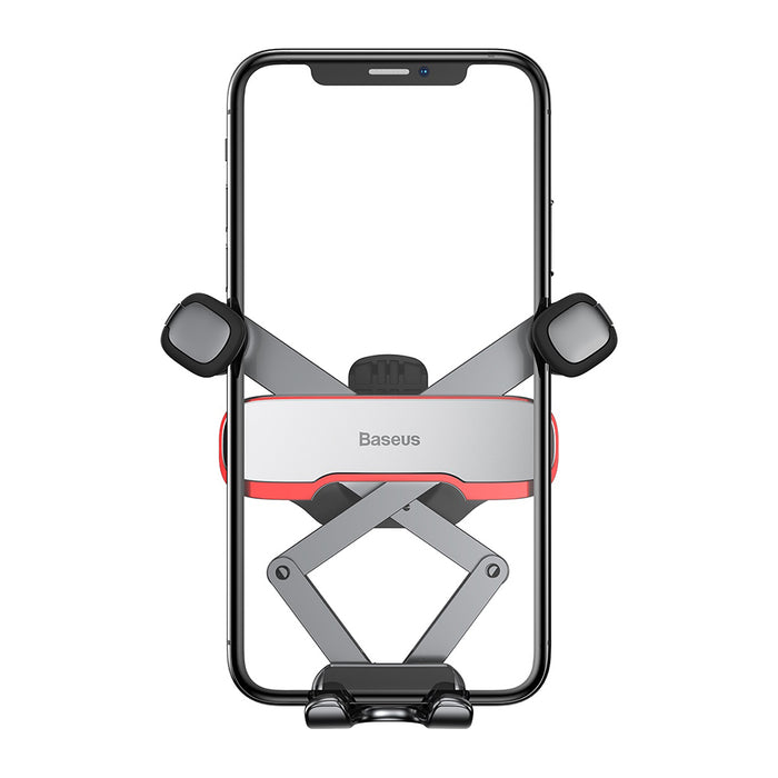 Baseus Mr Hui Gravity Car Mount in Black – smart, one-hand phone holder for cars, available at SpotNGrab Lebanon.