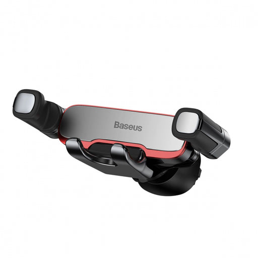 Baseus Mr Hui Gravity Car Mount in Black – smart, one-hand phone holder for cars, available at SpotNGrab Lebanon.