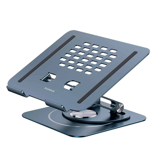 Baseus UltraStable Pro Series Laptop Stand in Space Grey – foldable, rotatable, and stable stand, available at SpotNGrab Lebanon.
