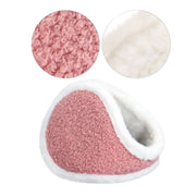 Behind-the-head plush earmuffs details
