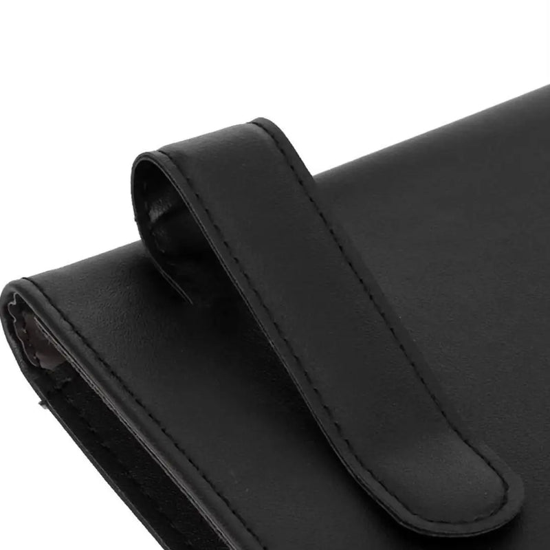 Black PU leather car tissue box holder sun visor on Spotngrab Lebanon.