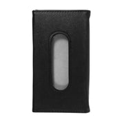 Black PU leather car tissue box holder sun visor on Spotngrab Lebanon.