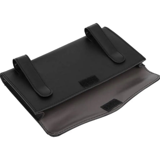 Black PU leather car tissue box holder sun visor on Spotngrab Lebanon.