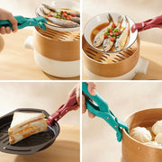 Multi-function anti-scalding clip lifting a cast iron pot lid - Kitchen accessories available at SpotNGrab