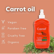 Carrot Sun Spray Tanning Oil 200ml Bottle for Deep Tan shop now in beirut spotngrab