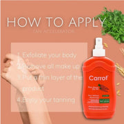 Carrot Sun Spray Tanning Oil 200ml Bottle for Deep Tan shop now at spotngrab beirut