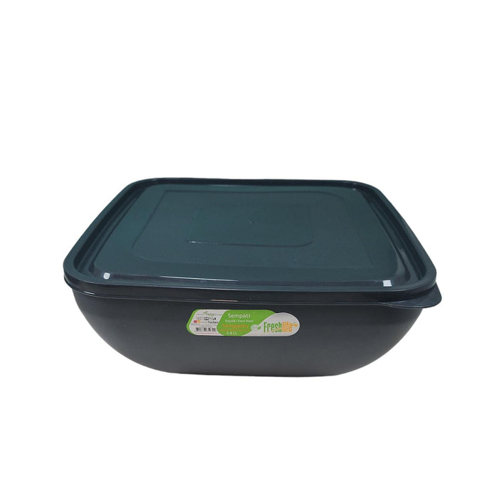 Square Bowl With Lid 3.8 L