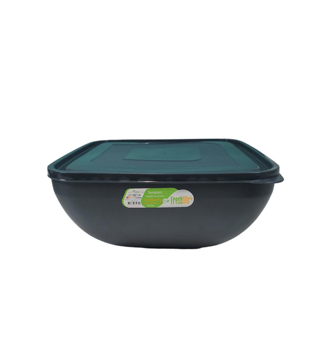 Square Bowl With Lid 3.8 L