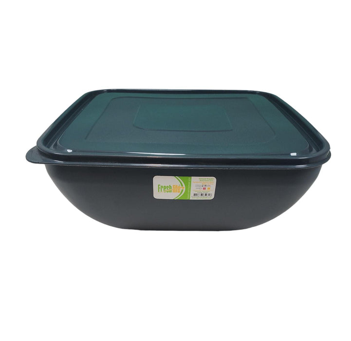 Square Bowl With Lid 6 L