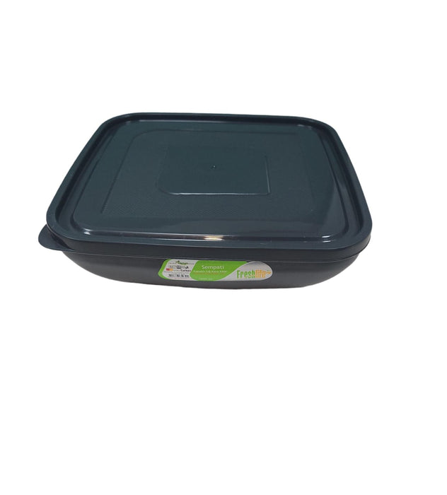 Square Bowl With Lid 1650 ml