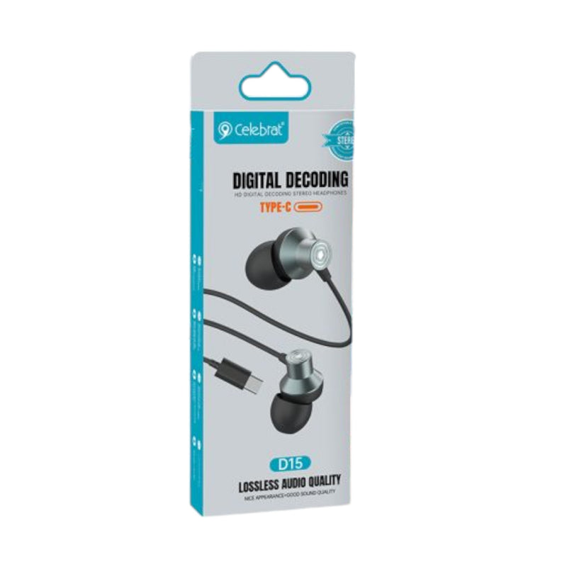 celebrate earphone D15 black