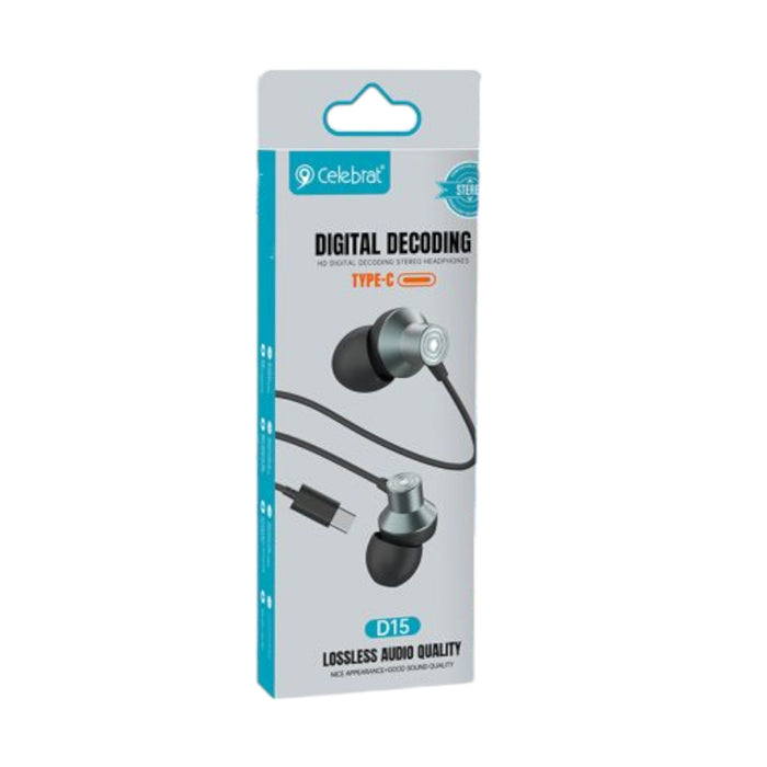 Celebrat Earphones D15 USB-C