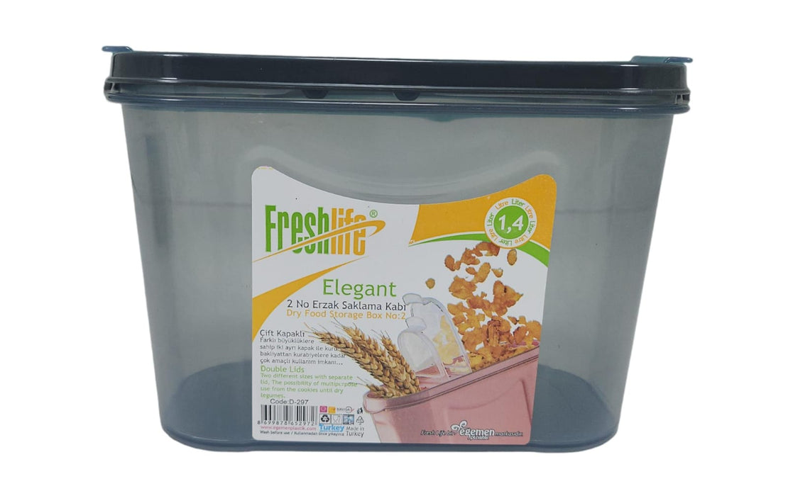 Fresh Life 1.4L Plastic Cereal Box