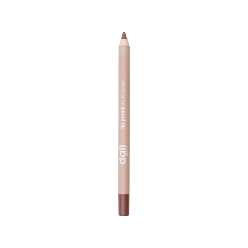 Dali Cosmetics Waterproof Lipliner pencil in Romantic Rose showing precision cap and tip on Spotngrab Lebanon.