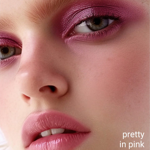 Dali Pretty in Pink Eyeshadow Palette with 8 pink-toned matte and shimmer shades in sleek packaging – perfect for versatile eye makeup looks