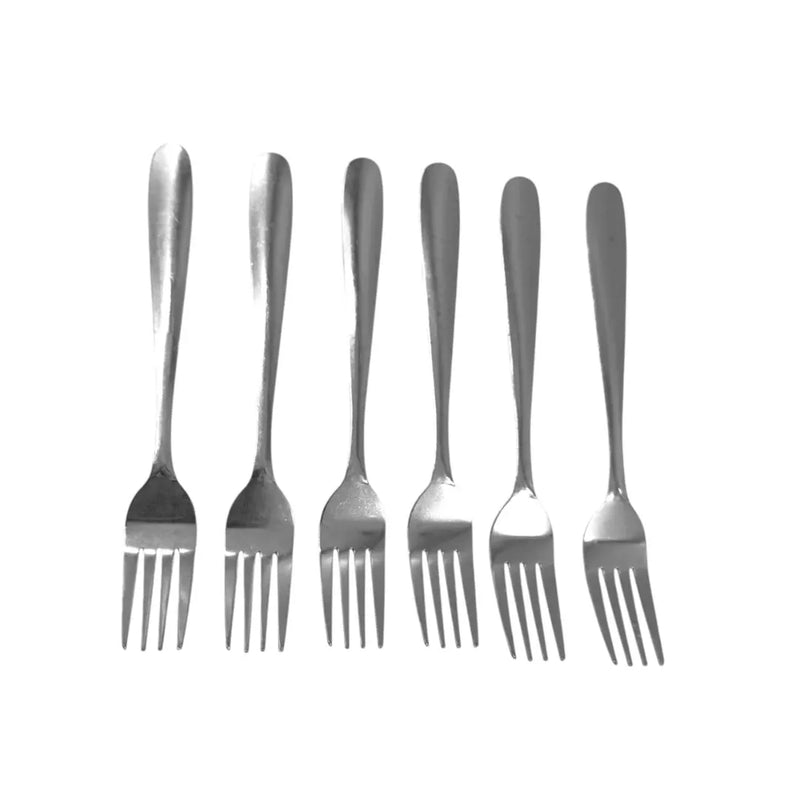 Practical 6-piece metal fork set for family dining on Spotngrab Lebanon.