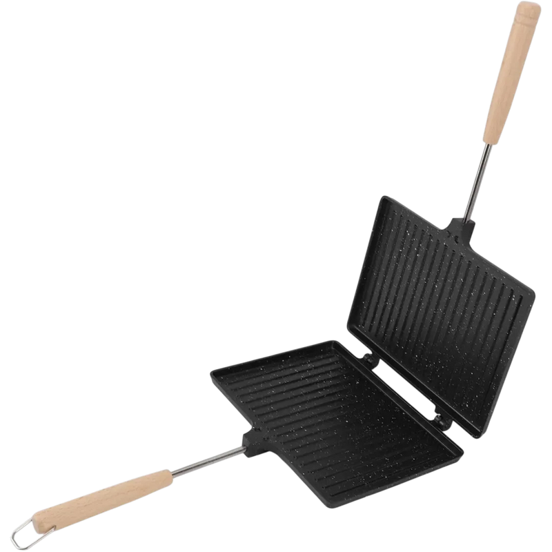 Double-sided non-stick flip frying pan in Lebanon – manual sandwich and panini maker on Spotngrab.