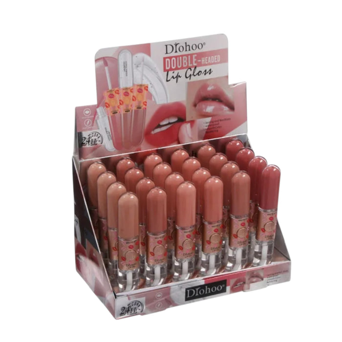 Drohoo Double Headed Lip Gloss – Matte & Shimmer – SpotnGrab Lebanon – Long-lasting Lip Glaze
