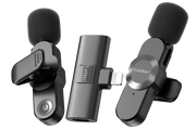 Earldom MC8L dual wireless microphone for iPhone – Lightning receiver and two Type-C charging mics on Spotngrab Lebanon.