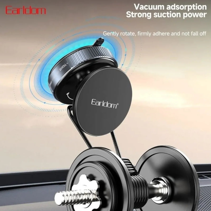 Earldom EH319 magnetic suction cup phone mount displaying its suction base and magnetic head on Spotngrab Lebanon.