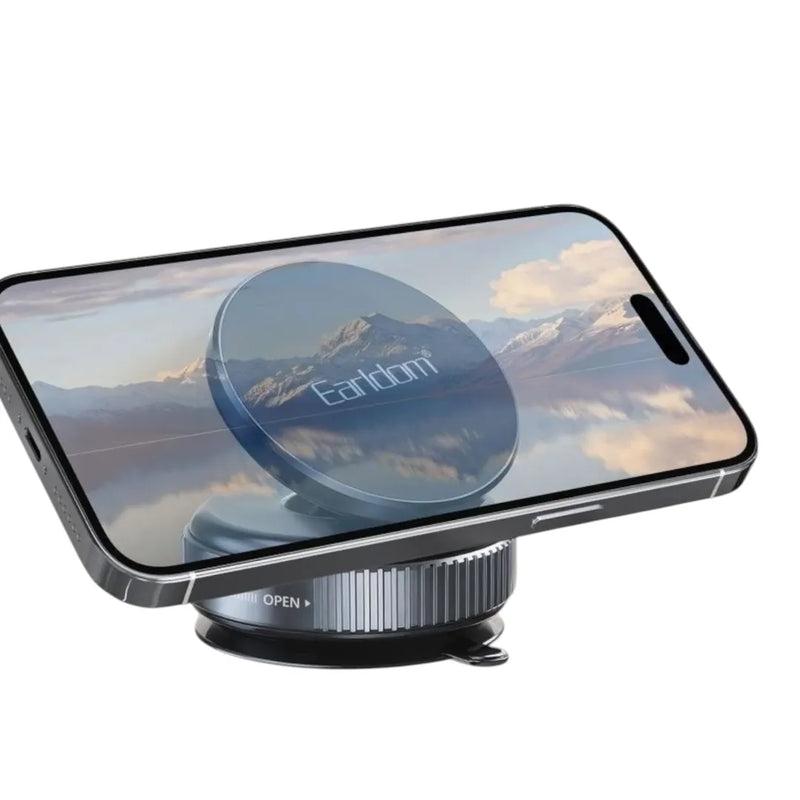 Earldom EH319 magnetic suction cup phone mount displaying its suction base and magnetic head on Spotngrab Lebanon.