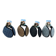 Unisex knit winter earmuffs set
