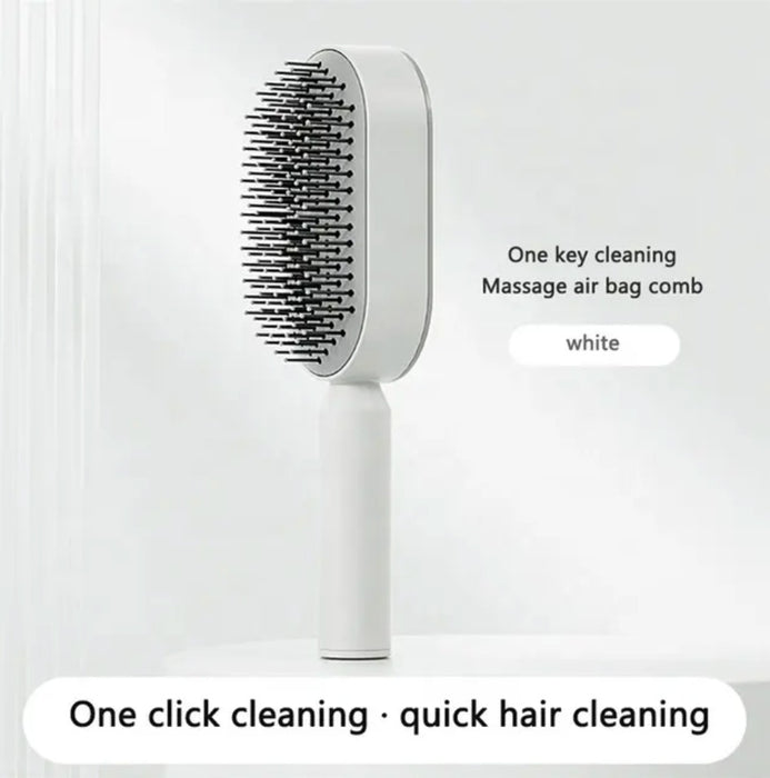 Easy Clean Hairdressing Brush Self Cleaning Hair Brush for Women