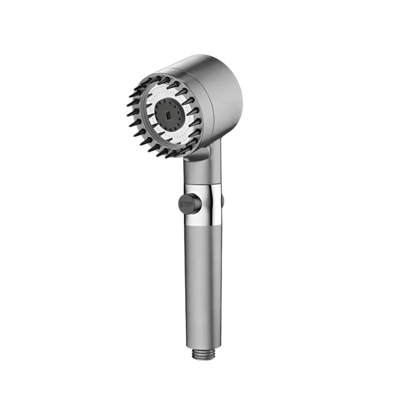 3-mode turbo-charged filtered shower head displaying the spinning internal propeller fan and custom spray modes on Spotngrab Lebanon.