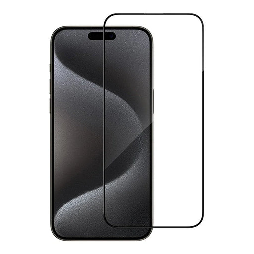 Blueo Full Cover HD Glass Screen Protector for iPhone 15 Pro Max 6.7 – anti-static, ultra-clear, available at SpotNGrab Lebanon.