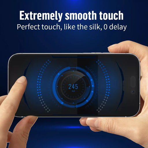 Blueo Full Cover HD Glass Screen Protector for iPhone 16 Pro Max 6.9 – anti-static, HD clarity, scratch-resistant, available at SpotNGrab Lebanon.